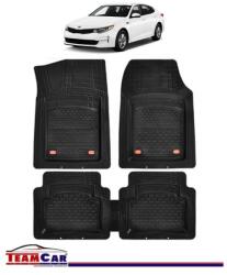 TeamCar Covorase Auto TeamCar® Kia Optima JF (2015-2020) - Negru - Cauciuc Rezistent Tip Tavita (KIA-1CD0FD1C)
