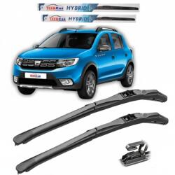 TeamCar Ștergătoare Dacia Sandero II Stepway (2012-2020) TeamCar® - Set față Hybrid (TC-SAQK65HH2500)