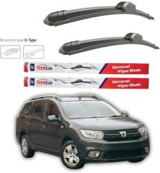 TeamCar Ștergătoare Dacia Logan (MCV II) 2013-2015 - Set față Flat (TCLOGm2550500)