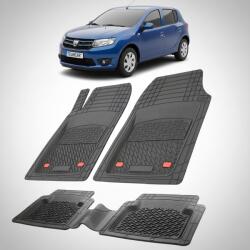 TeamCar® Covorașe Dacia Sandero II Hatchback 2012-2020 Compatibile | Black Edition - TeamCar® (DAC-SANDEROII-HATCHBACK)