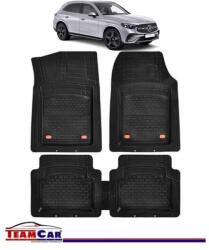 TeamCar Covorase Auto TeamCar® Tip Tavita Compatibile Mercedes-Benz GLC X254 (2022-prezent) Negru, Material Rezistent (973E6B558D)