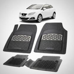 TeamCar® Covorase Seat Ibiza Hatchback 3 Usi Compatibile 2008-2012 | Silver (ScEA1TTEAMC)