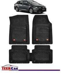 TeamCar® Covorase Auto TeamCar® Tip Tavita Compatibile Toyota Corolla Generatia XI (2013-2019) Negru Material Rezistent (SKU-MIX-0037)