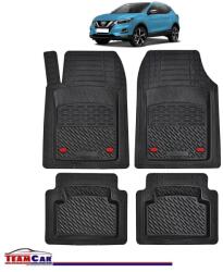 TeamCar® Covorase Auto TeamCar® Tip Tavita Compatibile Nissan Qashqai J11 (2013-2021) Negru Material Rezistent (SKU-NISSAN-0007)