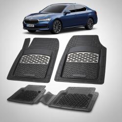 TeamCar® Covorășe cauciuc Skoda Superb IV 2024+ | Silver Edition - TeamCar® (SKU5SKODA70012)