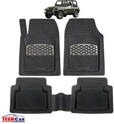 TeamCar Jeep Wrangler TJ Covorase Auto TeamCar® Tip Tavita Compatibile (1997-2006) Silver (3-SKU-JJ-0022)