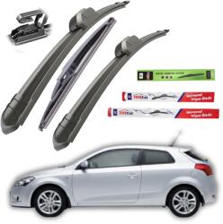 TeamCar Ștergătoare Kia pro_cee’d 2007-2012 TeamCar® - Set Complet Flat (TCC554WE0400)