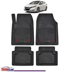 TeamCar Covorase Auto TeamCar® Tip Tavita Compatibile Nissan Leaf ZE1 (2017-prezent) Negru Material Rezistent (SKU-NISSAN-0019)