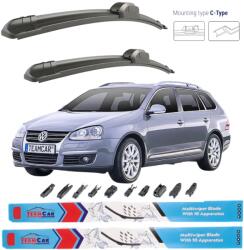 TeamCar Ștergătoare Volkswagen Golf 5 Variant (2007-2009) TeamCar® - Set față (v-TC-GOLF5-550-475)
