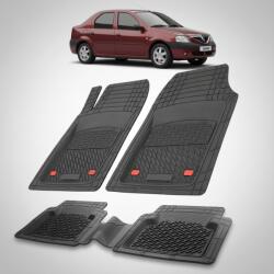 TeamCar® Covorașe Dacia Logan 2004-2008 Compatibile | Black Edition - TeamCar® (SK4S4ZloG4D78JH59)