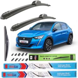 TeamCar Ștergătoare Peugeot 208 II (P21, 2019-prezent) - Set Complet (TC2082650-400)