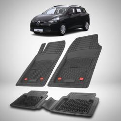 TeamCar® Covorase Auto TeamCar® Tip Tavita Compatibile Renault Clio IV Estate (2012-2019) Negru Material Rezistent (Renault-Clio-IV-Estate-(2012-2019)-APF/19971X)