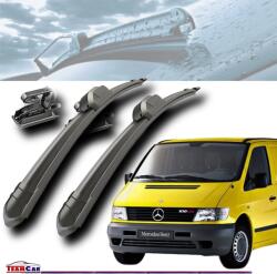 TeamCar Set stergătoare Vito W638 (1996-2003) TeamCar® Flat - Set față (4-TC-vito-600-500)