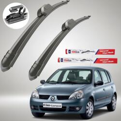 TeamCar Ștergătoare Renault Clio II (1998-2012) TeamCar® - Flat | Set față (27-F5h6RRQ113W)