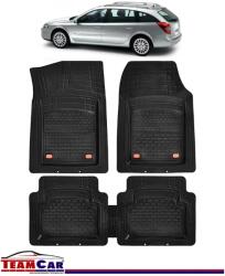 TeamCar Covorase Auto TeamCar® Tip Tavita Compatibile Renault Laguna II (2001-2007) Negru Material Rezistent (Laguna-II-AP66W1K)