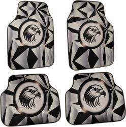 DECOMAT Covorașe auto universale DECOMAT 3D - set 4 bucăți cu design vultur, lavabile, antiderapante (DECOMAT-33-egl-12k-9s)