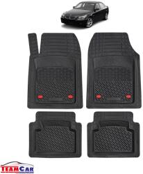 TeamCar Covorase Auto TeamCar® Tip Tavita Compatibile BMW Seria 5 E60/E61 (2003-2010) Negru Material Rezistent (BMW-5-E60E61-2003)