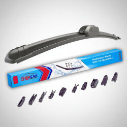 TeamCar Ștergător universal parbriz TeamCar® 525 mm (21") Flat cu 10 adaptoare (APF‑WW525)