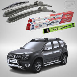 TeamCar Ștergătoare Dacia Duster I (2014-2017) Flat | Set Complet - TeamCar® (1-TC-DUST1-600-450)