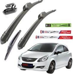 TeamCar Ștergătoare Opel Corsa D (2006-2014) TeamCar® - Set Complet (TC-CORSADt6-550-400)