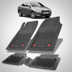 TeamCar Covorase Auto TeamCar® Tip Tavita Compatibile Peugeot 301 (2012-2016) Negru (CVR-PEUGEOT301-2012)