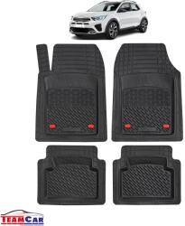 TeamCar® Covorase Auto TeamCar® Tip Tavita Compatibile Kia Stonic Generatia I (2017+) Negru Material Rezistent (SKU-KIA-0025)