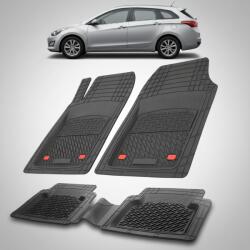 TeamCar® Covorase Auto Hyundai i30 II Tourer (2012-2017) - Cauciuc Tip Tavita -Black (HYU0H88h2012k3Y)
