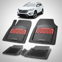 TeamCar® Covorase Auto Hyundai Grand Santa Fe (2013-2015) - Cauciuc Tip Tavita-Red (HYUa776Uahh62015)