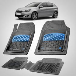 TeamCar Covorase Auto Tip Tavita Compatibile Peugeot 308 II (2013-2017) Blue (CVRffPEUGEOT308IIf2013)