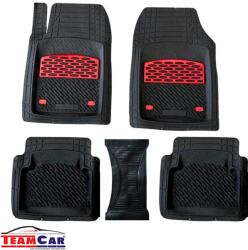 TeamCar Covorase Auto Universale Set 5 Piese | Red (TeamCar/UNV/APF-RED-76X)