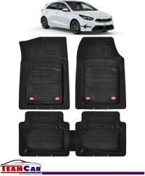 TeamCar Covorase Auto TeamCar® Kia Ceed CD (2018-prezent) - Negru - Cauciuc Rezistent Tip Tavita (KIA-2A658089)