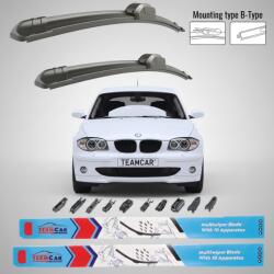 TeamCar Ștergătoare BMW Seria 1 E87/E81/E82/E88 (2004-2013) Flat | Set Față - TeamCar® (72-F5h77137)