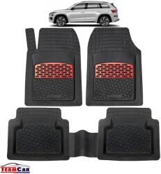 TeamCar Skoda Kodiaq Covorase Auto TeamCar® Tip Tavita Compatibile (2016-2023) Red (1-SKU-SKODA-0016)
