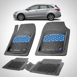 TeamCar Covorase Auto Hyundai i30 II Tourer (2012-2017) - Cauciuc Tip Tavita -Blue (HYU0hbvh2012k3Y)