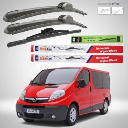 TeamCar Ștergătoare Opel Vivaro Bus L1H1 (2006-2014) Flat | Set Complet - TeamCar® (OPLX83L1H1FLATSC06)