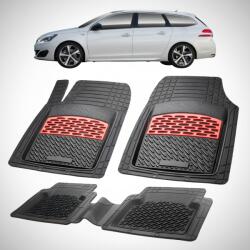 TeamCar® Covorase Auto Tip Tavita Compatibile Peugeot 308 II SW (2013-2021) Red (CVRqPEUGEuu3kl8a3)