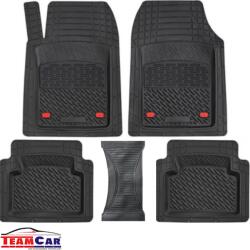 TeamCar Covorașe Auto Universale TEAMCAR® , Set 5 Piese, Tavita Adâncime 3 cm, Compatibil Hatchback, Sedan, SUV (SetTeamCar/UNV/APF-5p-blk91)