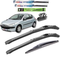 TeamCar Ștergătoare Peugeot 206 (1998-2012) Hatchback (3 uși) - Set Complet Hybrid (TCr20650-400)