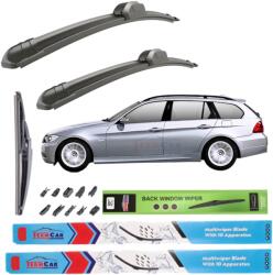 TeamCar Ștergătoare TeamCar® BMW Seria 3 E91 Touring (2005-2012) - Set Complet (TC-BMW-E91-600-500)