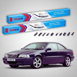 TeamCar Ștergătoare Volvo C70 I 1997-2002 | Set Față Flat - TeamCar® (TC-VOLVOC70IHOOK530530FU)