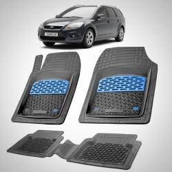 TeamCar Covorase Ford Focus Mk2 Compatibile Combi 2005-2011 | Blue (FORzMK2zCOMBIgftr)