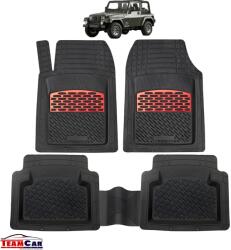 TeamCar® Jeep Wrangler TJ Covorase Auto TeamCar® Tip Tavita Compatibile (1997-2006) Red (1-SKU-JJ-0022)