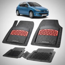 TeamCar Covorase Tavita Compatibile Peugeot 206 (3 usi Facelift/Faza 2) 2003-2009 Red (CVRwPEweasw6HATCHBACKg199)