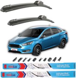 TeamCar Ștergătoare Ford Focus III Sedan (2015-2018) TeamCar® - Set față (TCFOCUS3p70k400)