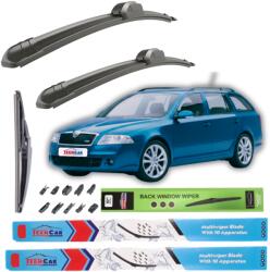 TeamCar Ștergătoare Skoda Octavia II Combi (1Z5) (2004-2009) | Set Complet - TeamCar® (TCOCTWQ50450)