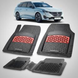 TeamCar® Covorase Auto Tip Tavita Compatibile Peugeot e-308 SW (MY23-25) - Red (C7e308QsqqaszI207)