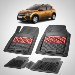 TeamCar® Covorase Tip Tavita Compatibile Dacia Sandero III Stepway 2023-2025 , Red (SKsssal7hkd21JH5)