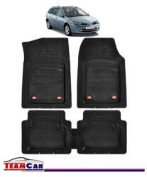 TeamCar Covorase Auto TeamCar® Tip Tavita Compatibile Renault Megane II Combi (2005-2009) Negru Material Rezistent (Renault/Megane-II-Combi/FACELIFT/APF/14442G3W)