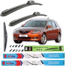 TeamCar Ștergătoare TeamCar® Mazda 3 BK Hatch (2003-2009) - Set Complet (TCMAZDA3BK-55450)