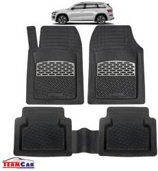 TeamCar Skoda Kodiaq Covorase Auto TeamCar® Tip Tavita Compatibile (2016-2023) Silver (3-SKU-SKODA-0016)